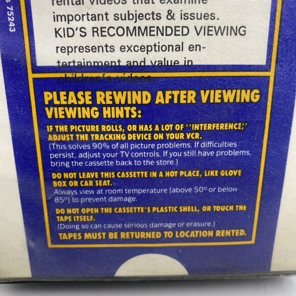 Blockbuster Video Clueless VHS Rental Store Movie Clamshell Case - Picture 8 of 15